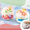 10pcs Transparent Cake Containers, 8oz