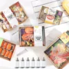 30pcs Kraft Lunch Box Set – Boxes, Lids & Sauce Bottles