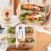 20 Clear Plastic Takeaway Food Containers