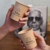 50pcs High-Quality Brown Kraft Paper Cups