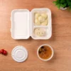 20pcs Pulp Lunch Boxes with Lids – Microwave & Fridge Safe